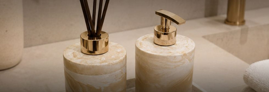 Lavabo com peças artesanais premium Brisa & Chama