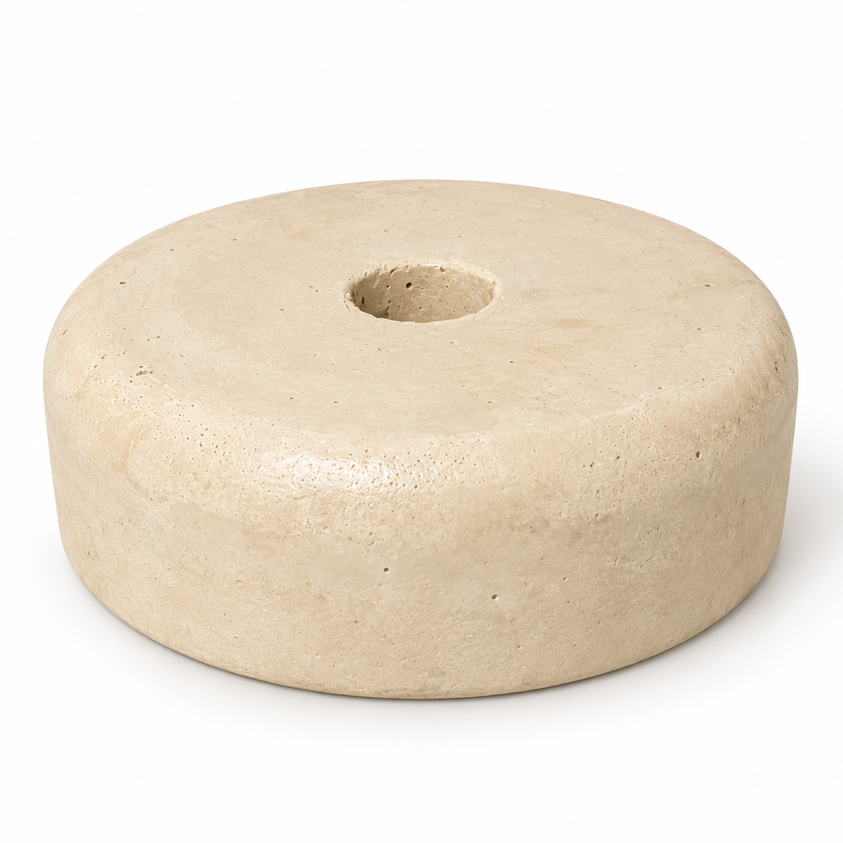 Luminária Garda — Base em concreto e cúpula em Mdf