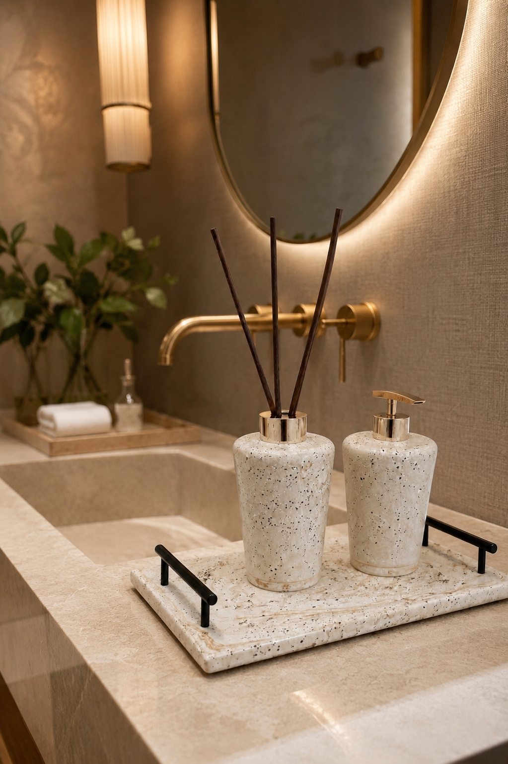 Kit Lavabo | Areia & Maracujá